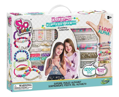 Kit Para Crear Pulseras Joyas Set Bisutería Niñas