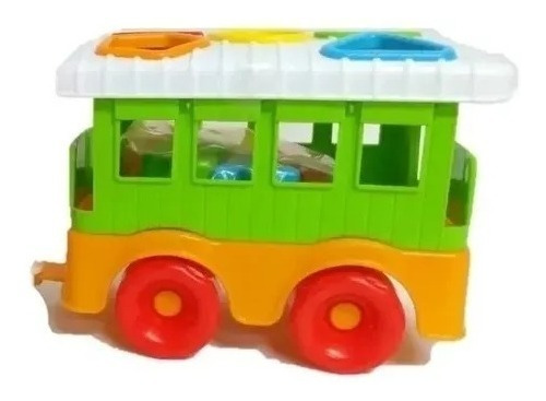 Imagen 3 de 8 de Tren Locomotora Vagon De Arrastre Y Encastre Bebes Rivaplast