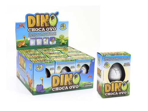 Choca Ovo Dino Dtc  Kit Com 25 Unidades