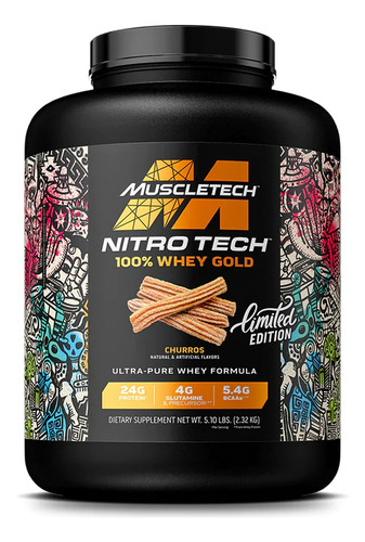 Nitro Tech Whey Gold Edición Limitada 5 Lbs - Muscletech