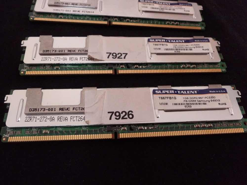 Memoria Ram 1gb Fbdim 667 Ddr2 Para Mac Original