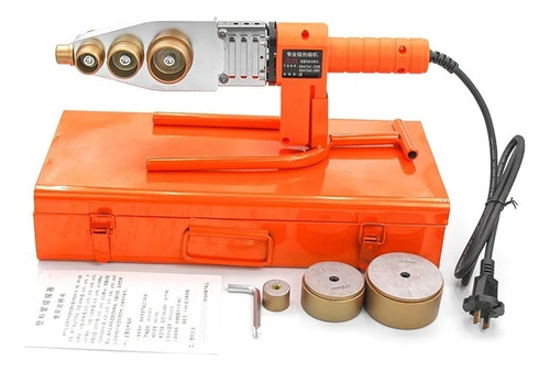 Termofusora 800w Con 3 Boquillas 20-32mm Y Estuche Naranja