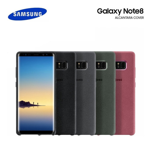 Case Samsung Alcantara Cover Para Galaxy Note 8 Original