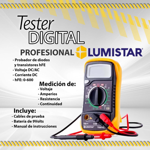 Tester Digital Lumistar Profesional Test 02 - 000780