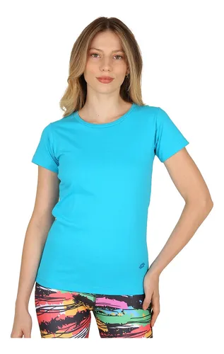 Remera turquesa mujer best sale