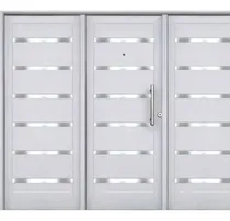 Comprar Porton Garage Pavir Blanco Apliques 240x200 Pintura E-poxy
