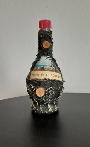 Botella Pequeña Italiana Antigua De Bordighera - Liguria