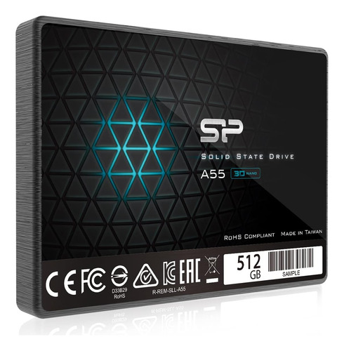 Sp 512gb Ssd 3d Nand A55 Slc Cache Performance Boost Sata...