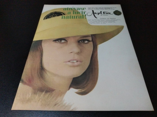 (pb213) Publicidad Clipping Maquillaje Angel Face * 1967