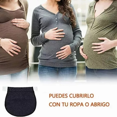 Pantalone Maternidad Extensor Cintura Ajustable Con Elástico