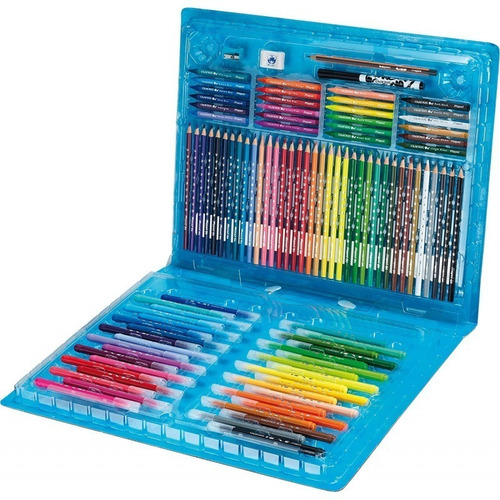 Imagen 4 de 4 de Set De Arte Estuche Lapices Marcadores 100 Pzs Maped 907003