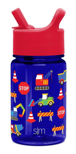 Botella De Agua Simples Modern Summit Kids Tritan De 12 Oz C