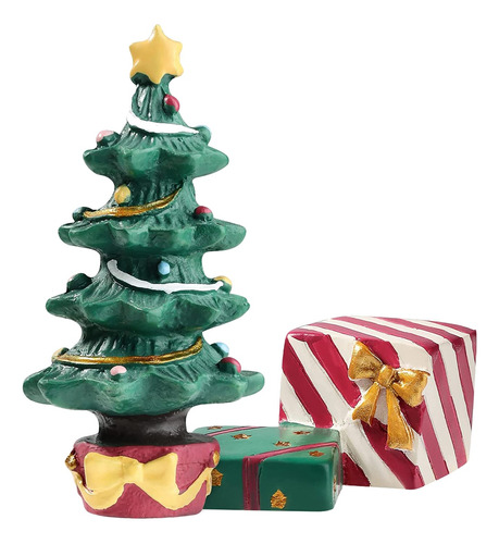 Caja De Regalo Para Decoración De Acuarios Navideños, Árbol