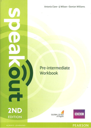 Speakout Pre-intermediate 2nd Edition Workbook Without Key, De Williams, Damian. Editorial Pearson Education, Tapa Blanda En Inglés