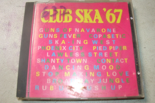 Various - Club Ska '67 Cd 1989 Compilado Skatalite Jamaica