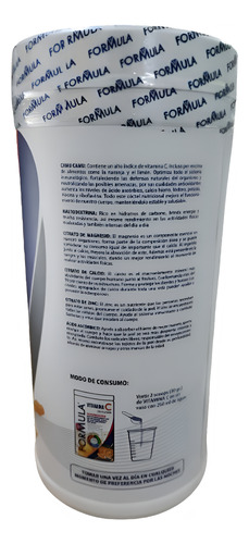 Vitamina C Ultra Con Camu Camu Calcio Zinc Mas En Polvo 1 Kg