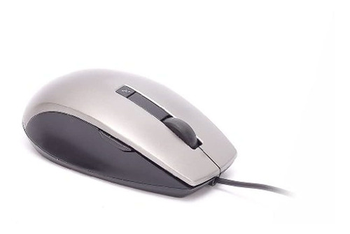 Mouse  6-button Gris Plata Negro Rueda De Desplazamiento Usb