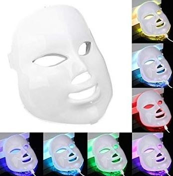 Máscara Facial Led 7 Colores - Rejuvenecimiento Antiarrugas