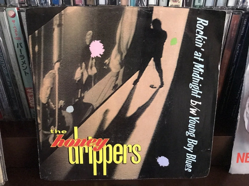 The Honeydrippers - Rockin' At Midnight Lp Single 45 1984 Us