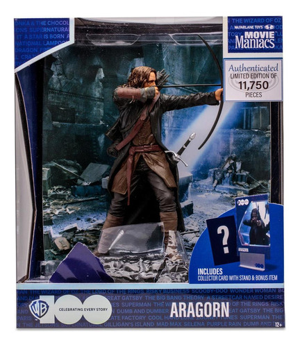 Mcfarlane Estatua Movie Maniacs: Lord Of The Rings- Aragorn