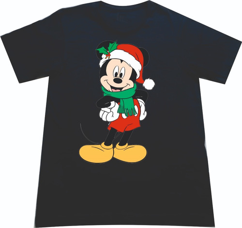 Camisetas Navideñas Navidad Mickey Mouse M 3 Grr