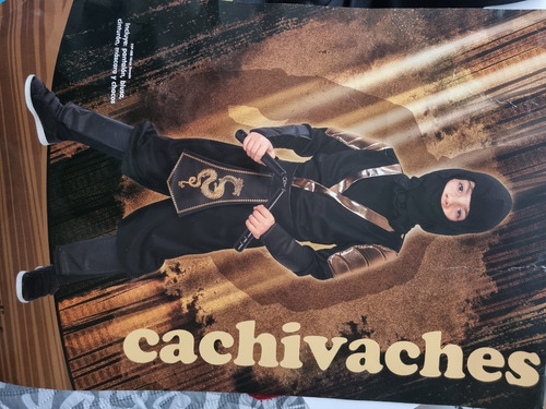 Disfraz De Ninja Dorado Talla 8 - Cachivaches