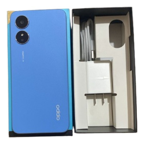 Celular Oppo A17 Dual Sim 64gb Reacondicionado Azul Acero (Reacondicionado)