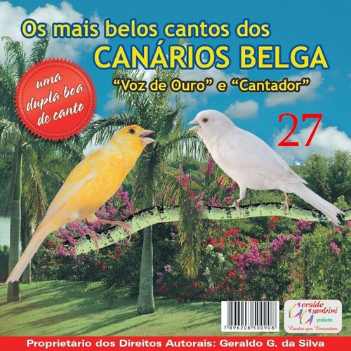 Cd Os Mais Belos Cantos-dos Canários Belga Original !!