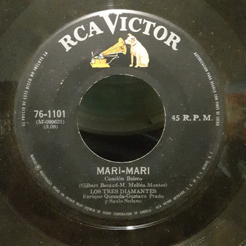 Los Tres Diamantes - Mari Mari - Sencillo 7 Pulgadas