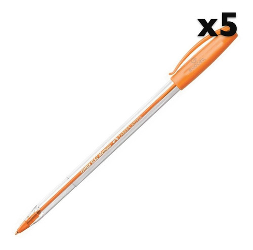 Bolígrafo Trilux 032 M Naranja Faber-castell  X5