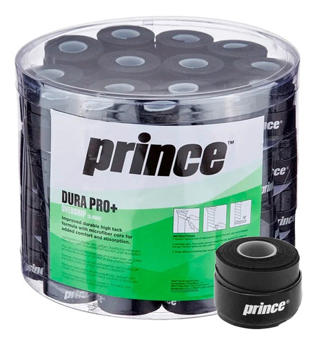 Cubregrip Prince Dura Pro+ Para Padel Y Tenis Microperforado