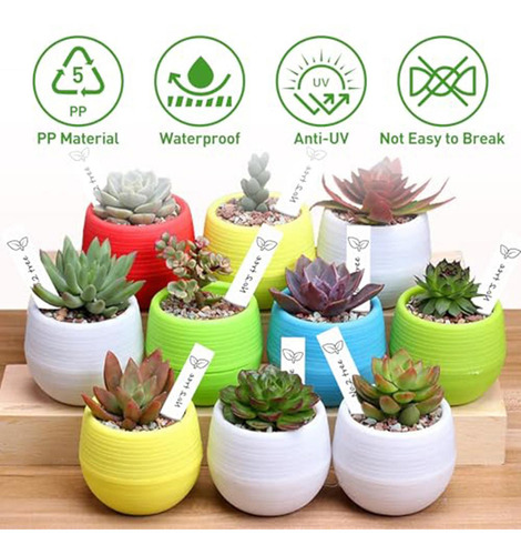 . Etiquetas De Plantas Para Marcadores De Jardim Ao Ar Livre