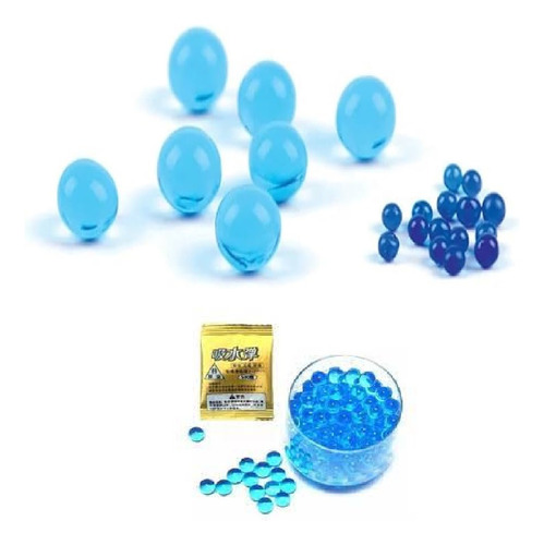 10,000 Bolas De Hidrogel Azul 7-8 Mm