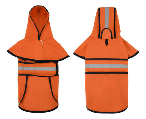 Hde - Impermeable Con Capucha Para Perros Pequeños A Muy