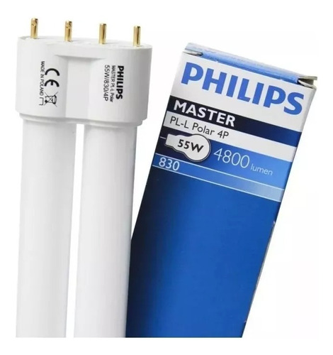 Lámpara Dulux Pl  L 55w  2g11 830/840 4 Pines