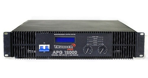 Amplificador Profissional Apg12000 Thunder Light 12000w Rms