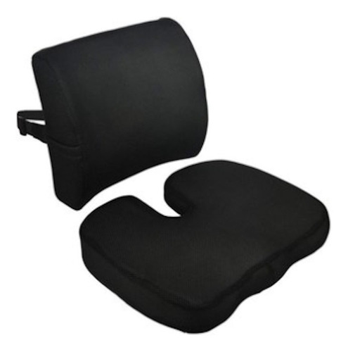 Cojin Lumbar Ergonomico Y Asiento Ergonomico Para Sillas Kit