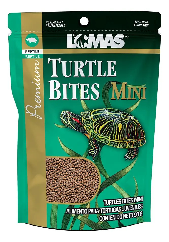 Alimento Lomas Premium para Tortuga: Pellets Flotantes de 90 g