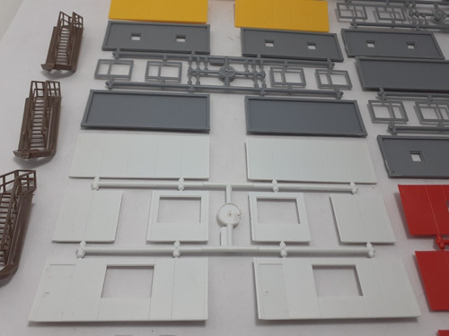 Imagen 9 de 10 de Nico Kit Construccion 3 Containers P/obra Kibri H0 (cch 266)