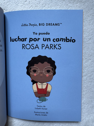 Yo Puedo Luchar Por Un Cambio. Rosa Parks (Usado)