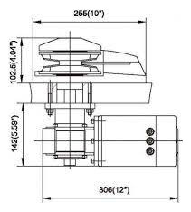 Guincho Elétrico Bada Horizontal 1500w 24v