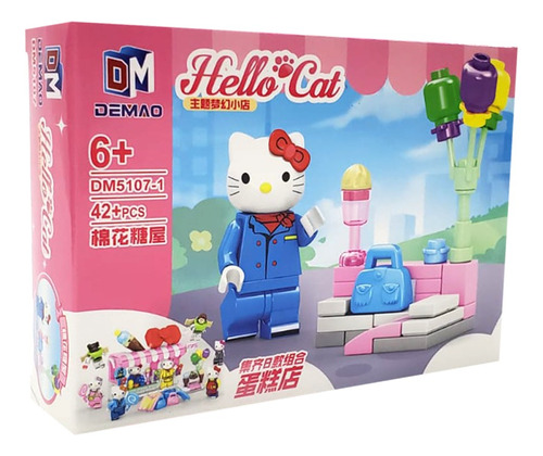 3d Armable Hello Kitty Rompecabezas Mini Bloques 8 Paquetes 