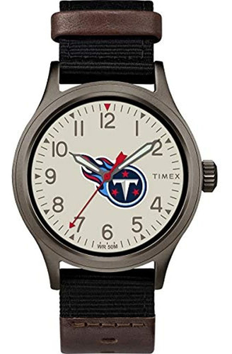 Reloj Timex Men's Twzftitmb Nfl Clutch Tennessee Titans