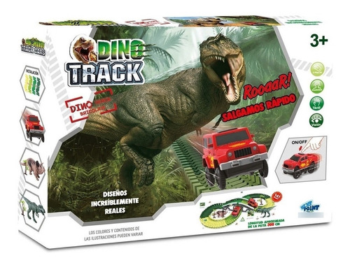 Set Pista Dino Track Encastrable 141 Piezas Tm1 Gd02a Ttm