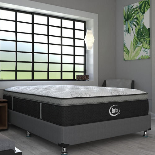 Colchón Queen Size Serta Memory Foam Confort Euro Americano