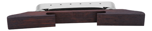 Base De Palisandro Guitar Bridge Para Música Jazz Tipo Sg