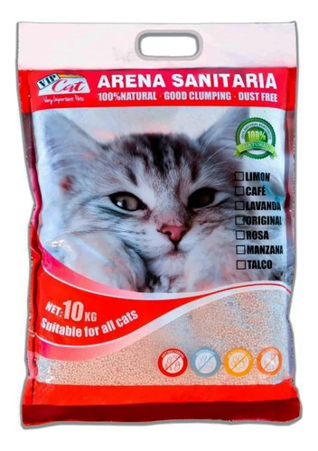 Arena Sanitaria Aglutinante Vip Cat 10kg