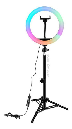 Luz de colores, fotos, vídeos, anillo de maquillaje, luz LED Rgb33
