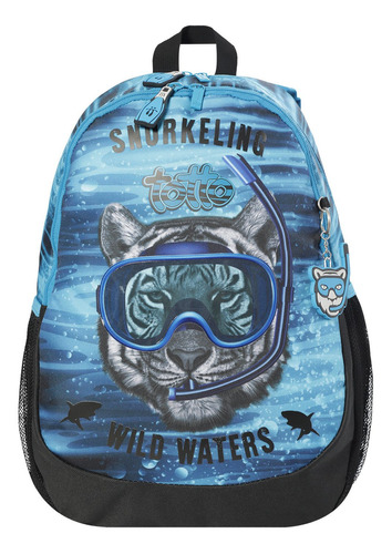 Mochila Azul Snorkel Totto-azul Color 1CC