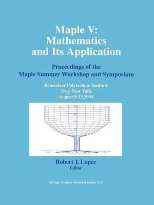 Libro Maple V: Mathematics And Its Applications - Robert ...